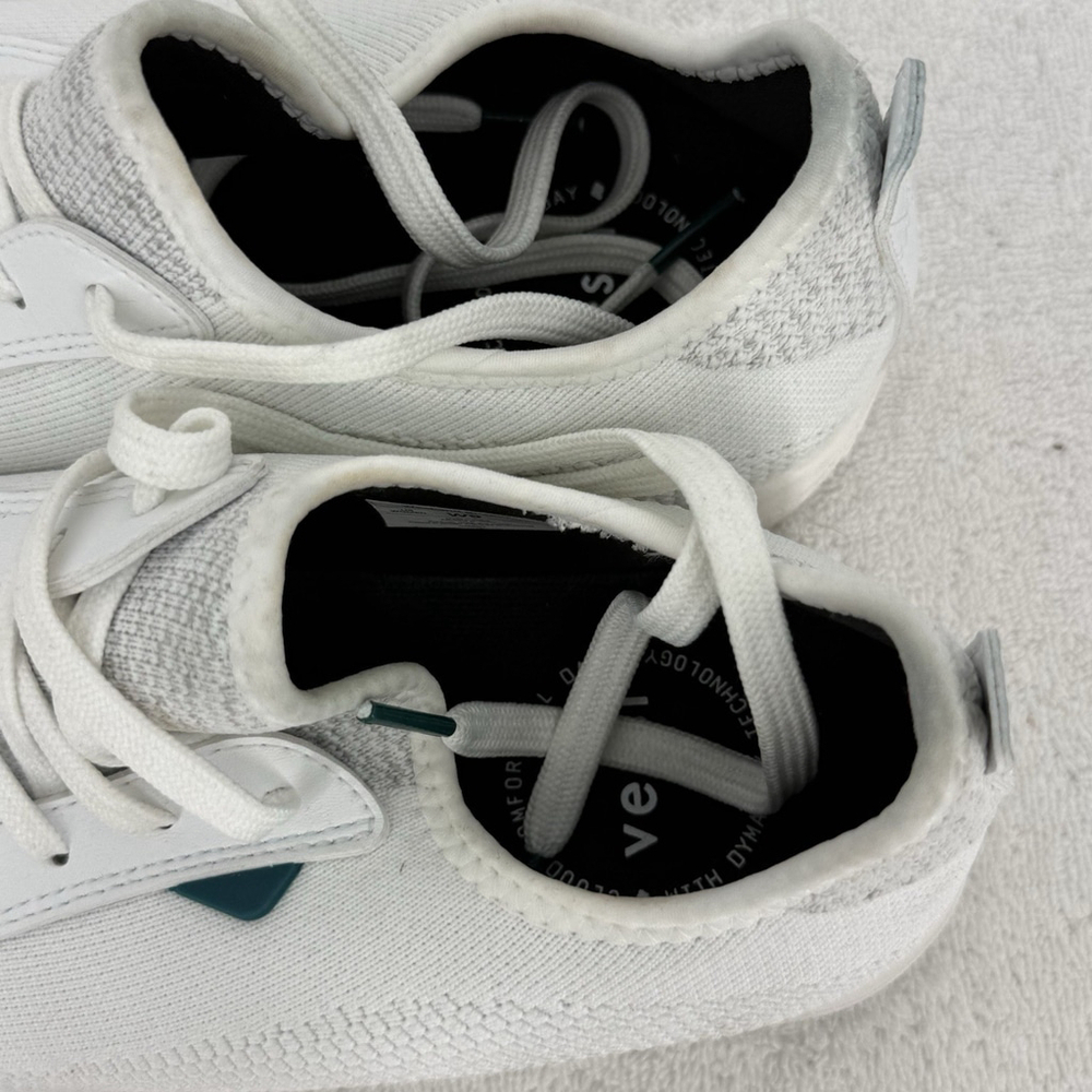 Vessi Womens Weekend Sneaker Size 9 Waterproof White Knit Casual Shoe Athletic - Picture 2 of 9